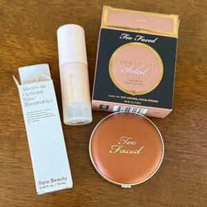 Too Faced Bronzer and Rare Beauty Primer Bundle
